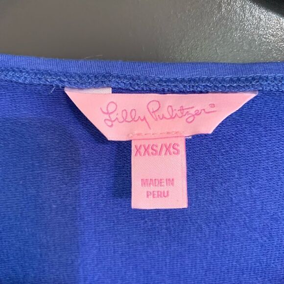 Lilly Pulitzer Shiloh Poncho In Beckon Blue Size XXS/XS - Picture 4 of 8